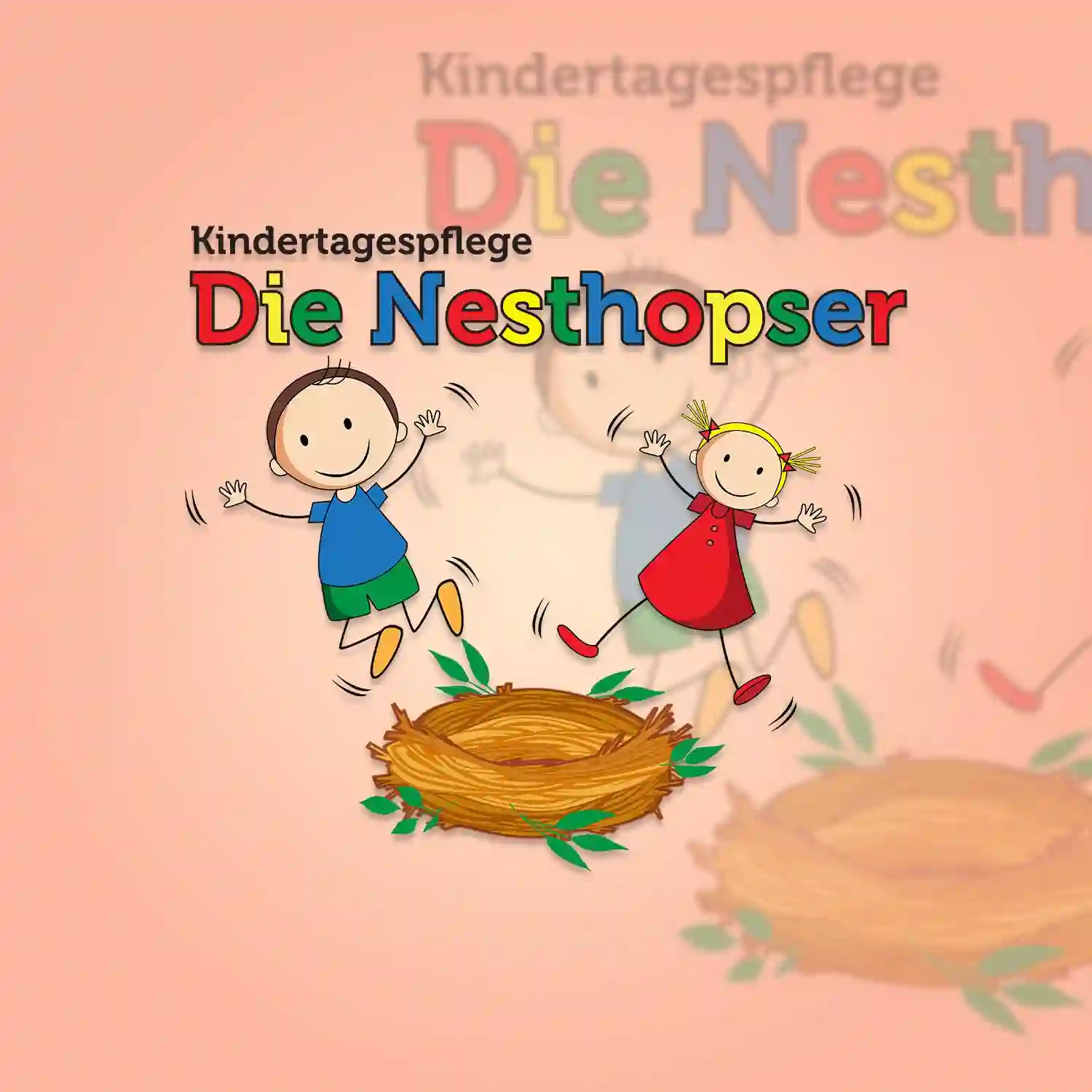 Kindertagespflege Die Nesthopser – Logo